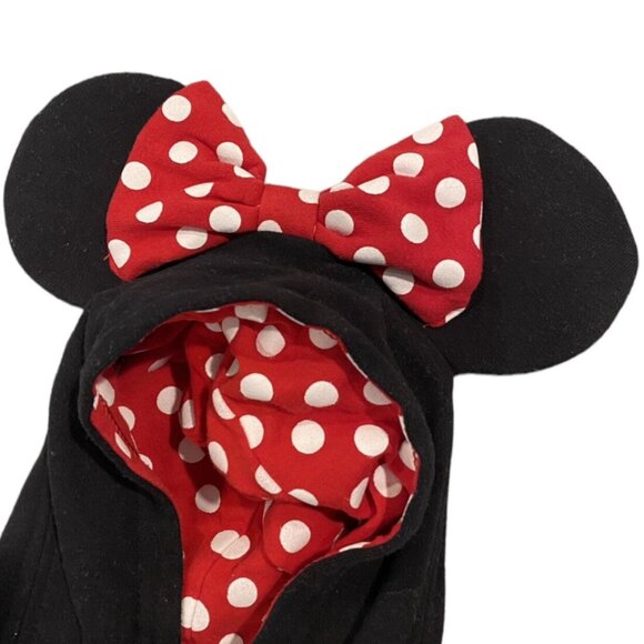 Disney Parks XXS (4) Minnie Mouse Ears Hoodie Sweatshirt - Picture 4 of 7